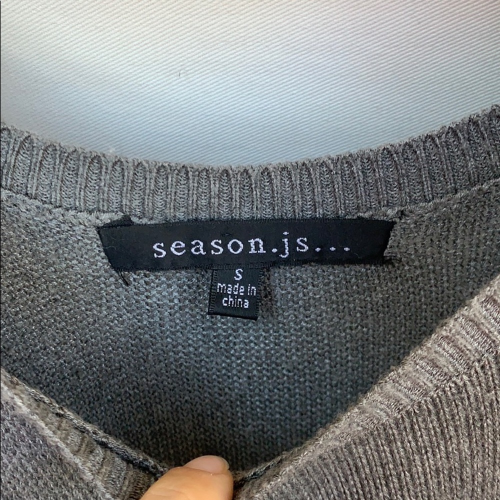 Grey tunic sweater - Picture 5 of 5